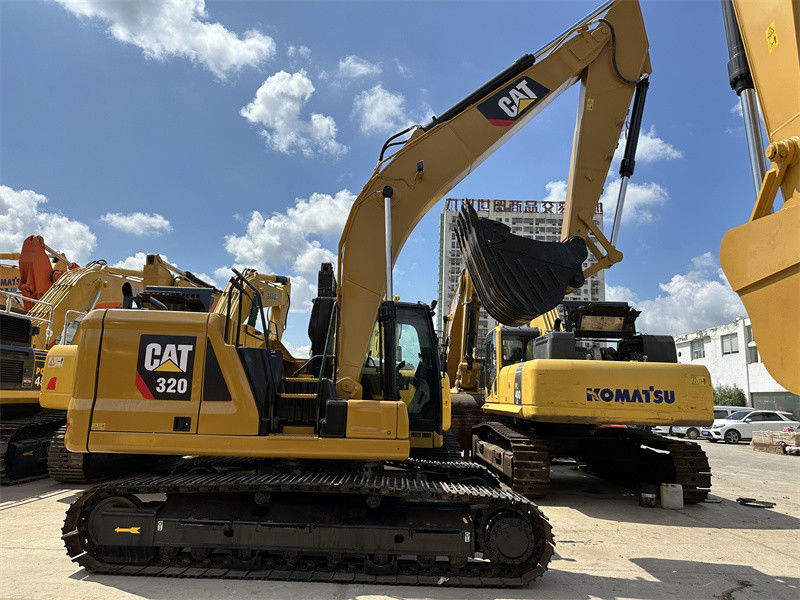 Использованный CAT 320 экскаватор 6 цилиндров двигатель C7.1 подержанный Капуста 320 копальщик
