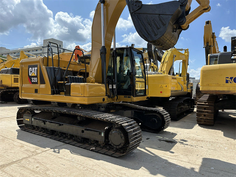 Использованный CAT 320 экскаватор 6 цилиндров двигатель C7.1 подержанный Капуста 320 копальщик