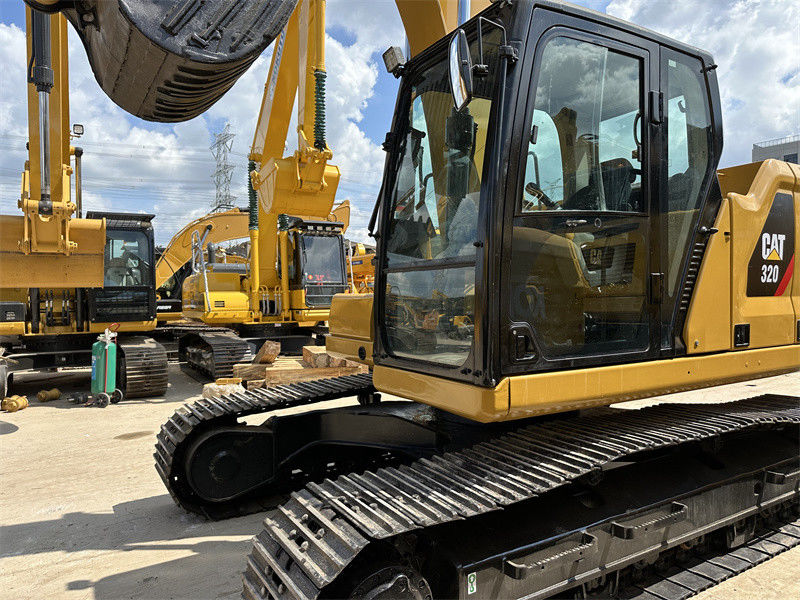 Использованный CAT 320 экскаватор 6 цилиндров двигатель C7.1 подержанный Капуста 320 копальщик