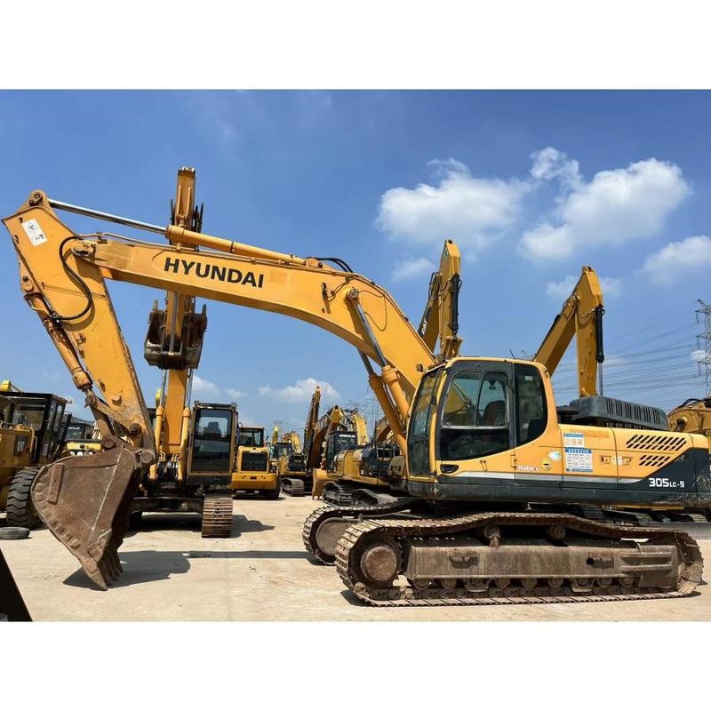 Мощный 30-тонный оригинальный цвет экскаватор Hyundai R305LC