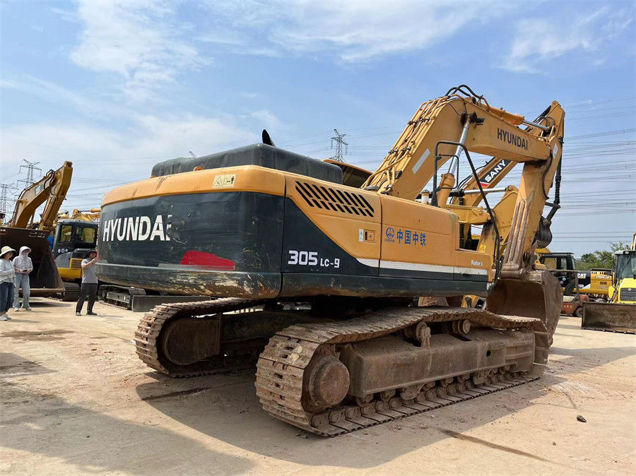 Мощный 30-тонный оригинальный цвет экскаватор Hyundai R305LC