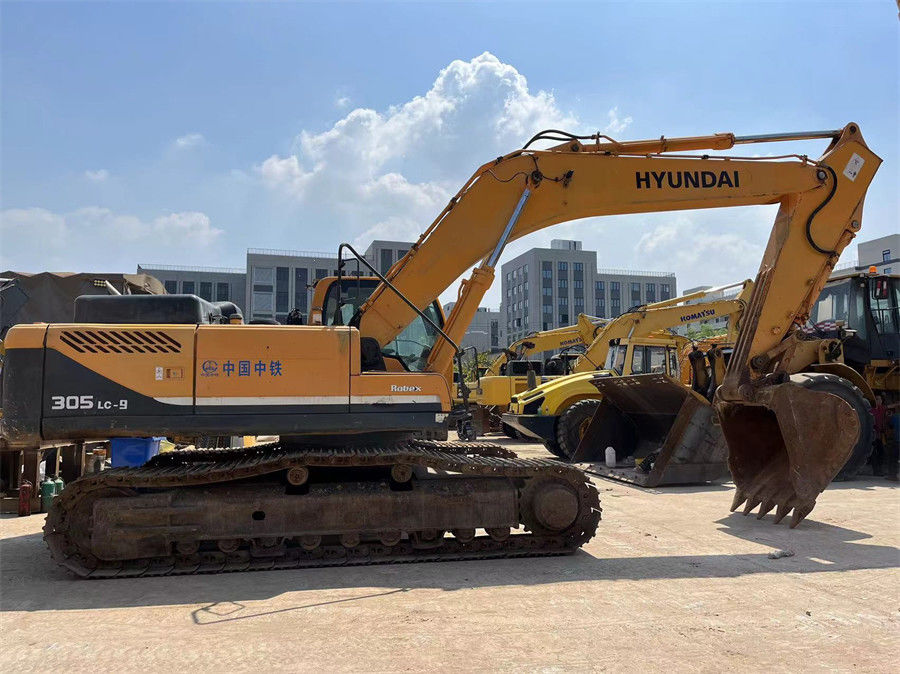 Мощный 30-тонный оригинальный цвет экскаватор Hyundai R305LC