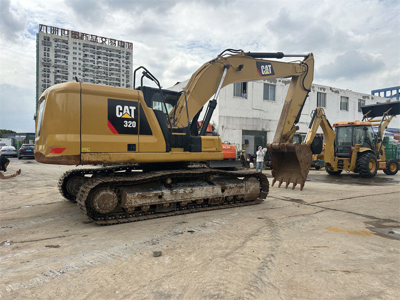 Оригинальный использованный экскаватор CAT 320 с двигателем C4.4 экскаватор Caterpillar 320