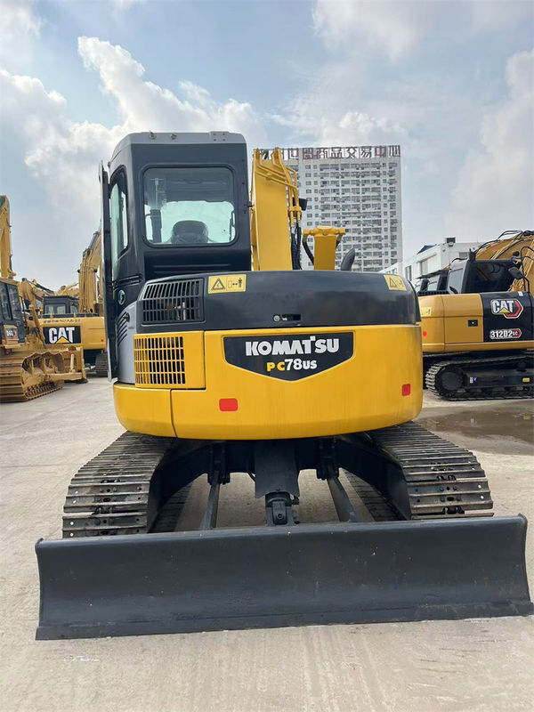 7.8 тонны Япония Использованный Komatsu PC78us Crawler Excavator PC78US-6 Mini Digger