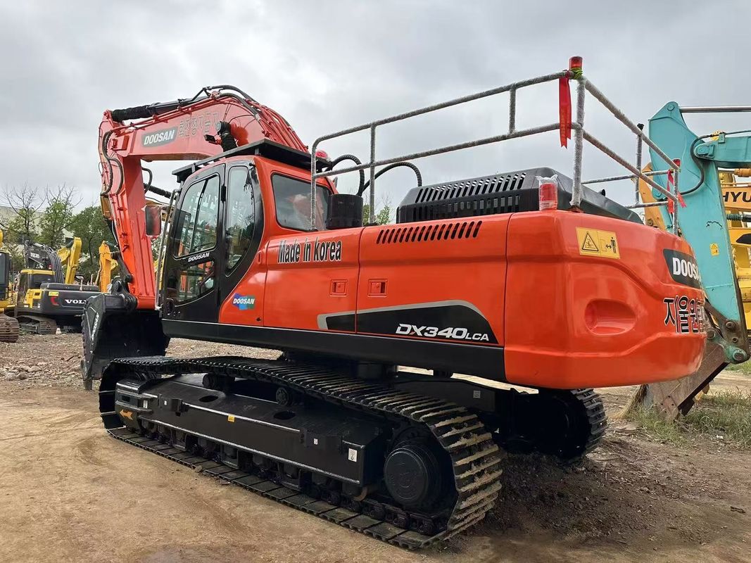 34 тонны Использованный экскаватор Doosan DX340LCA Подержанный экскаватор Doosan DX340 Crawler