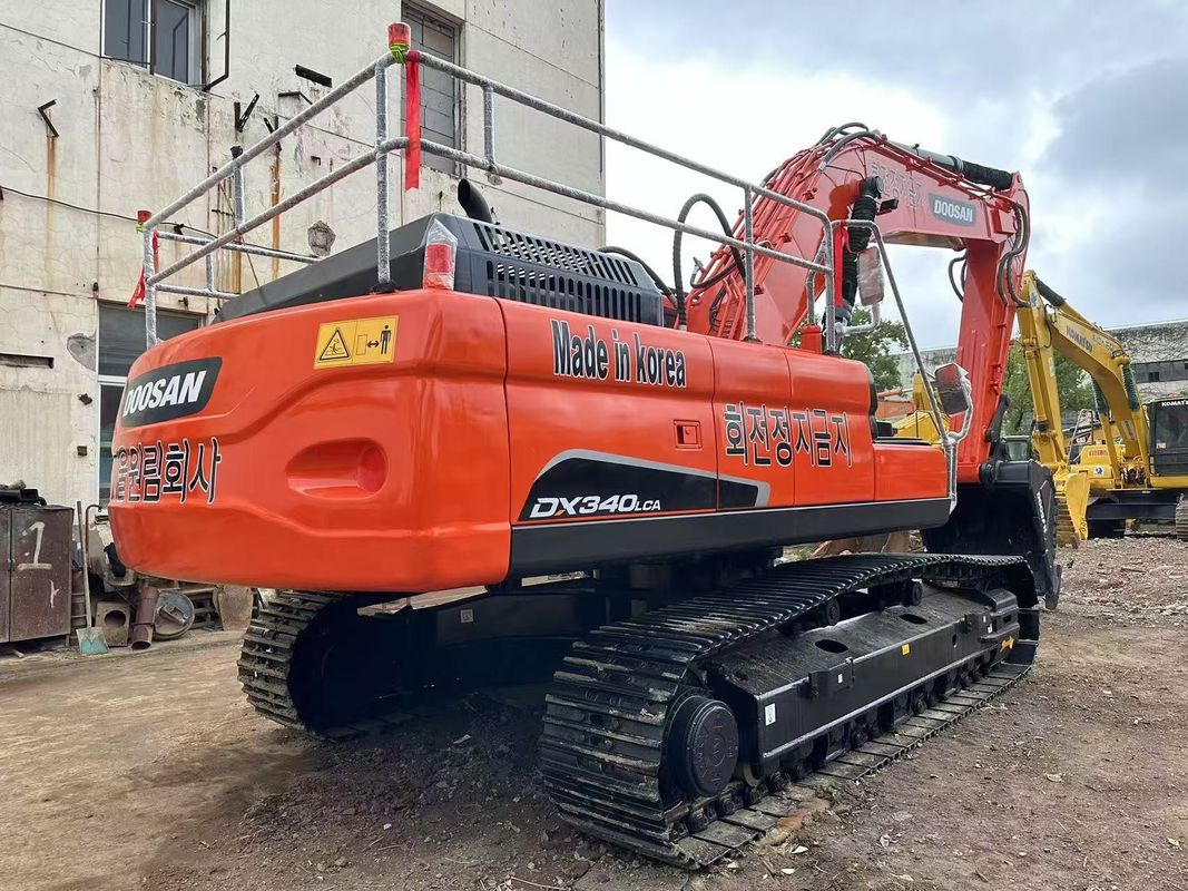 34 тонны Использованный экскаватор Doosan DX340LCA Подержанный экскаватор Doosan DX340 Crawler