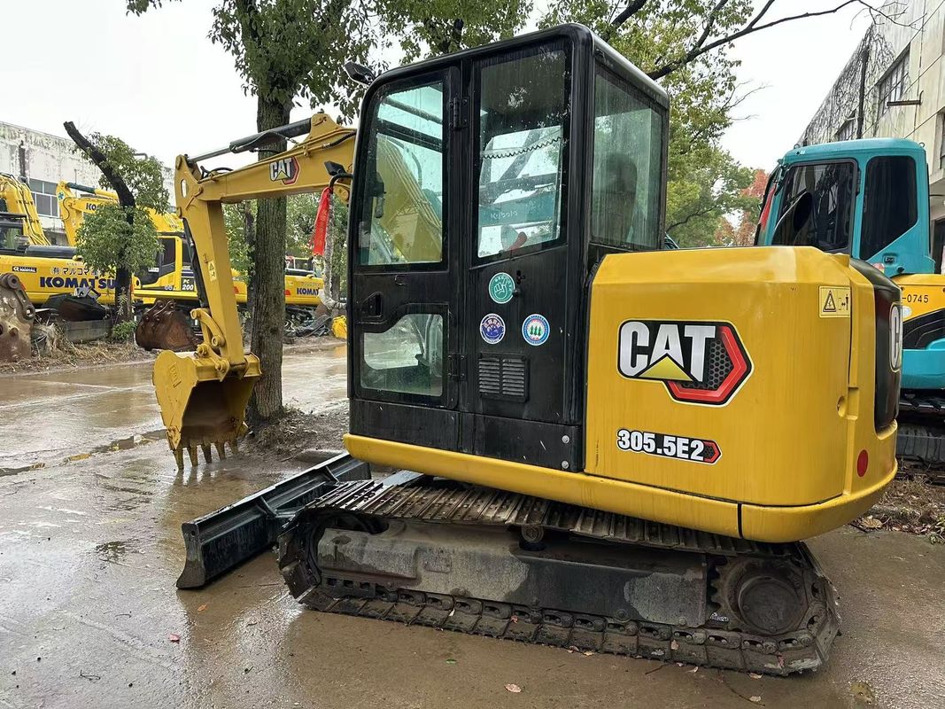 5.5 тонны Использованные CAT 305.5E Caterpillar 305.5 Mini Crawler Excavators