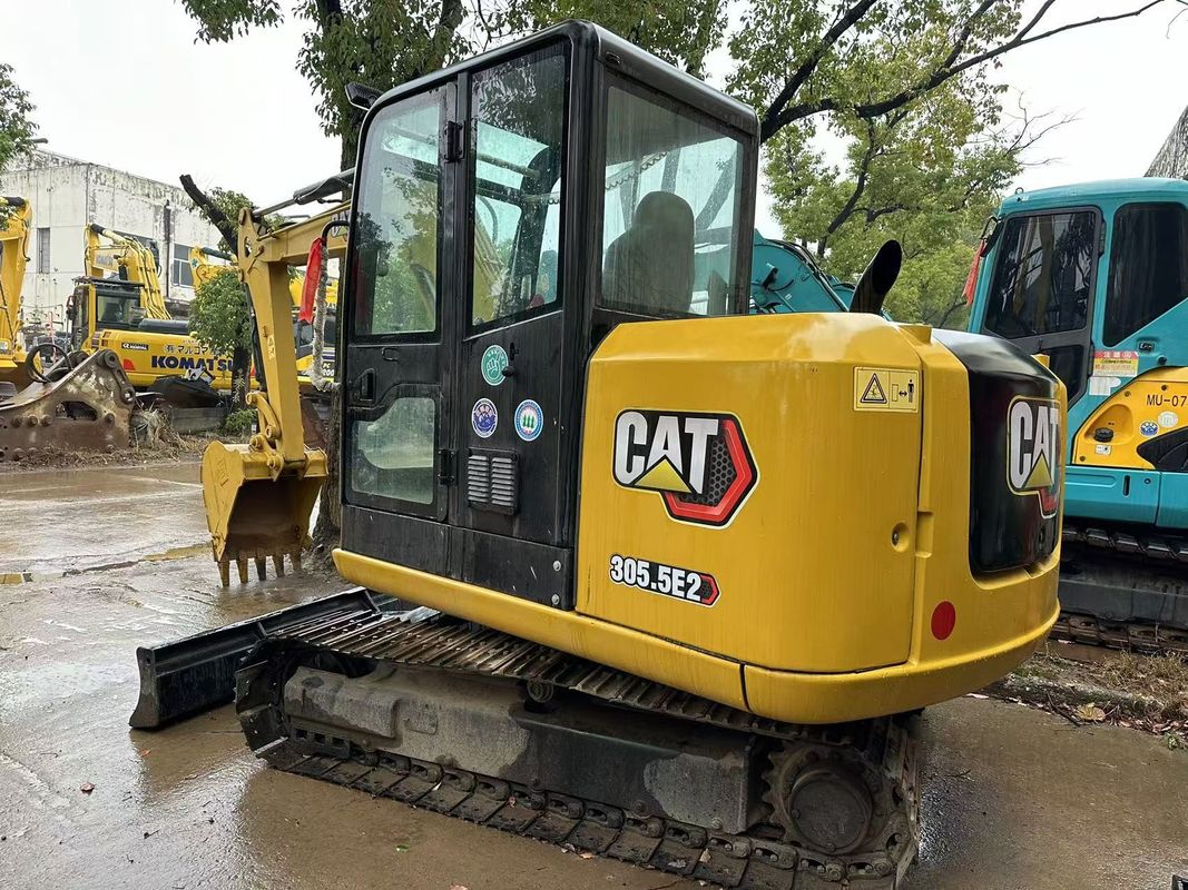 5.5 тонны Использованные CAT 305.5E Caterpillar 305.5 Mini Crawler Excavators