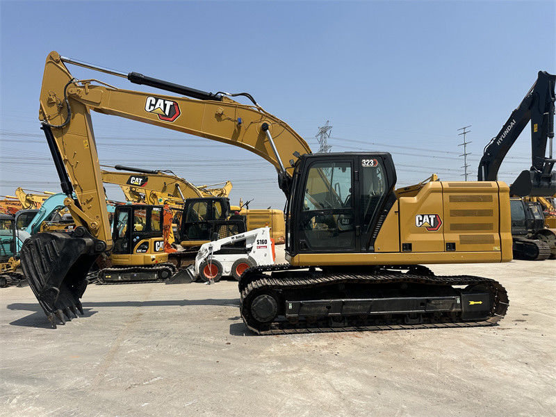 Использованный экскаватор CAT 323 с двигателем C7.1 Подержанный экскаватор Caterpillar год 2018 года