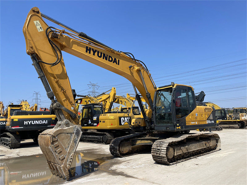 Оригинальная краска Корея Использованный экскаватор Hyundai R220LC-9S экскаватор Hyundai 220 Crawler Digger