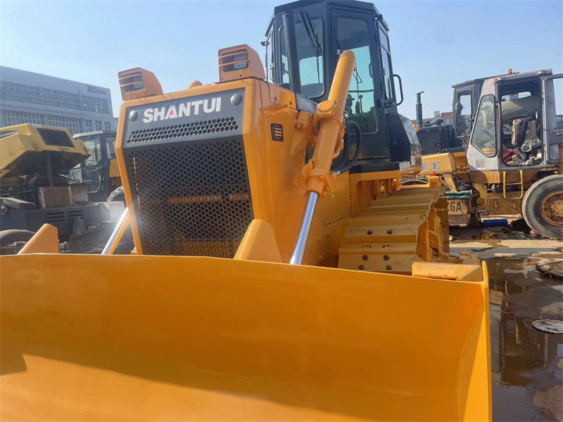 Китай Использованный бульдозер SHANTUI SD16 Подержанный бульдозерный трактор Готов к работе