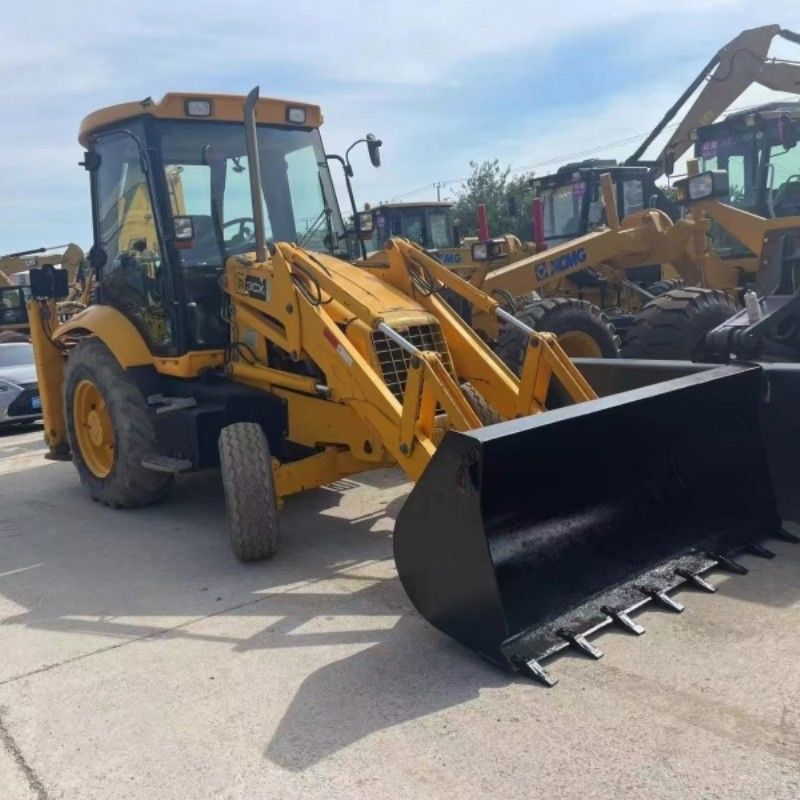 Оригинальная краска JCB 3CX Backhoe Loader 4 колеса привода для раскопок и погрузки