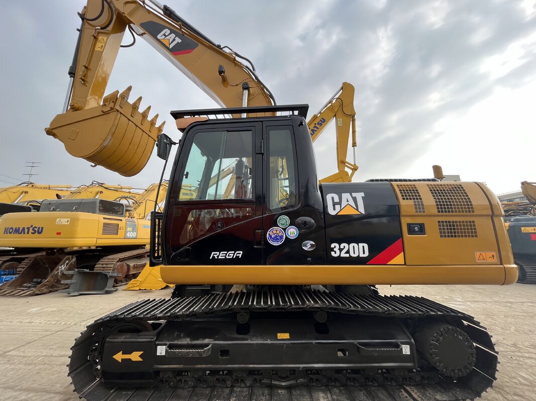 Высококачественный 20-тонный гусеничный экскаватор CAT 320D, бывший в употреблении, на продажу с гидравлическим насосом и мотором