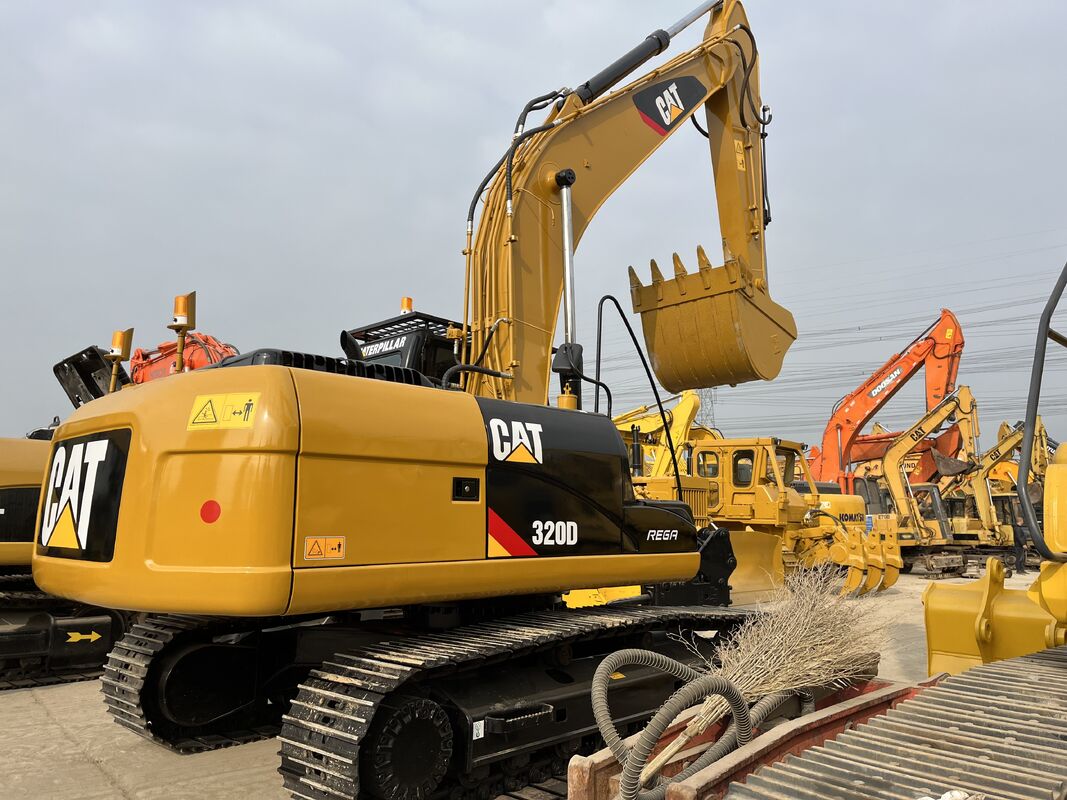 Высококачественный 20-тонный гусеничный экскаватор CAT 320D, бывший в употреблении, на продажу с гидравлическим насосом и мотором