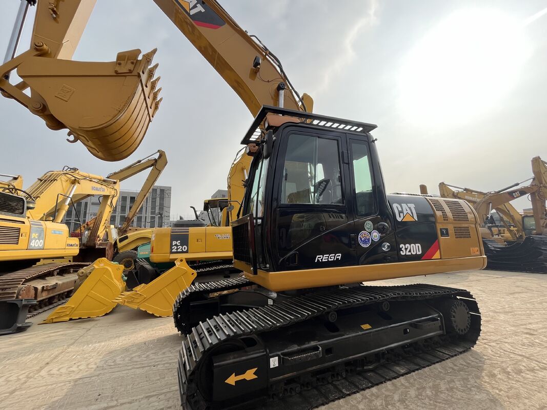 Высококачественный 20-тонный гусеничный экскаватор CAT 320D, бывший в употреблении, на продажу с гидравлическим насосом и мотором