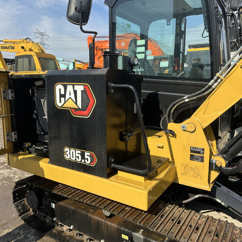 Мини-экскаватор CAT 305 5E 2024 года выпуска, всего 5,2 моточаса, как новый, с ультранизкой наработкой, компактный экскаватор