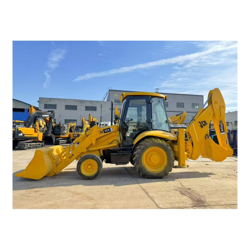Использованный JCB 3CX буровой погрузчик с емкостью ведра 1,1 м3, мощностью 81 кВт и годовой гарантией