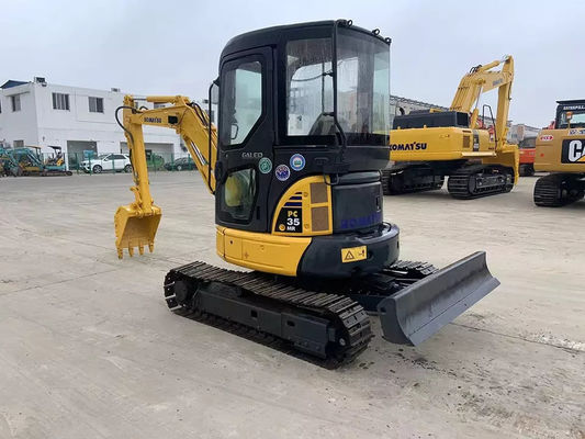 Мини используемый экскаватор PC35MR-2 Японии использовал экскаватор PC35 KOMATSU