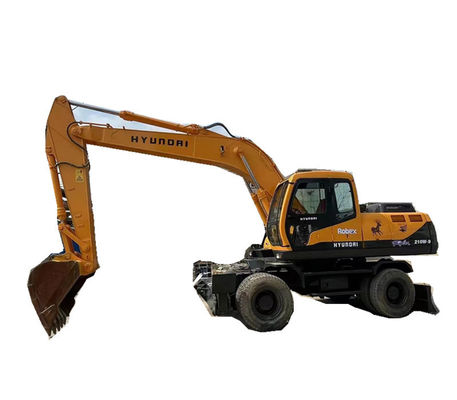 Используемый экскаватор колеса тонны 210W-9 Hyundai Robex 210W 21