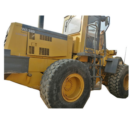 KOMATSU WA320 использовало землю затяжелителя 14000KG колеса двигая WA320-3