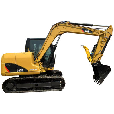 Используемый экскаватор Caterpillar 307D 7-тонный мини-экскаватор 307 Cat