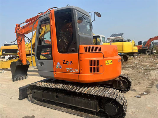 Использованный Hitachi ZX75US мини экскаватор Использованный 7,5 тонны Hitachi ZX75 мини экскаватор Digger