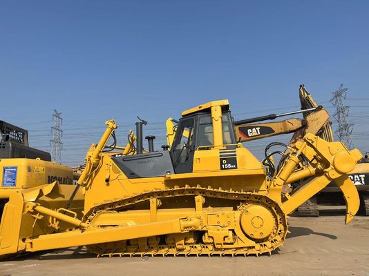 Использованный Komatsu D155AX-5 ползучий трактор Komatsu D155A бульдозерная техника