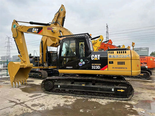 Оригинальный использованный CAT Crawler Excavator 323DL использованный Caterpillar 320D 323D Excavator