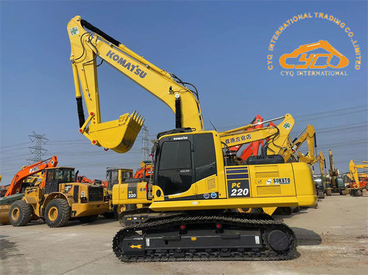 Отличное состояние использованная Япония экскаватор Komatsu PC220-8 Crawler экскаватор PC200 PC220