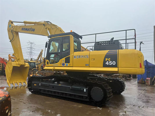45-тонный экскаватор Komatsu PC450 Большой экскаватор Используемое оборудование для землеустройства