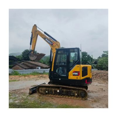 Китай Sany SY60C Pro Использованный экскаватор Вторая рука 6 тонн Sany sy60 Mini Digger