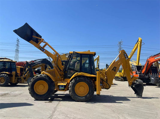 Происхождение США Использованный JCB 4CX Backhoe Loader подержанный JCB 4CX Wheel Backhoe Loader