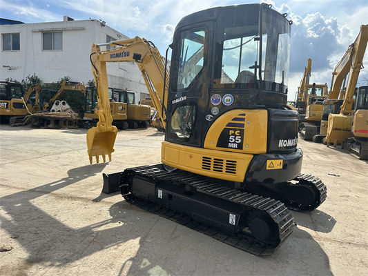Использованная Япония Komatsu PC55 экскаватор PC55MR PC55MR-2 мини-капыльщик