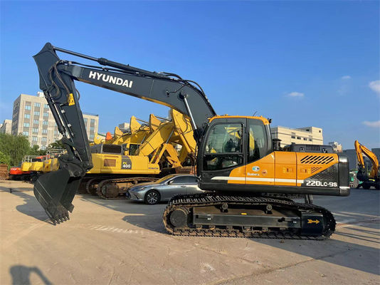 22 тонны Использованный экскаватор Hyundai R220LC-9S Экскаватор Hyundai 220 Горный кавальщик