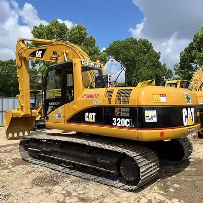 110 кВт Реконструированный гидравлический экскаватор CAT 320CL с 600 мм рельсом
