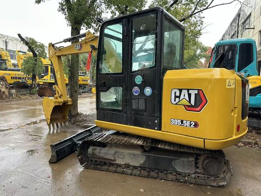 5.5 тонны Использованные CAT 305.5E Caterpillar 305.5 Mini Crawler Excavators