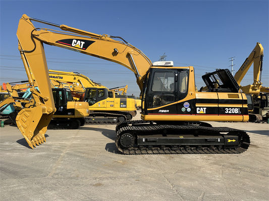 Использованный экскаватор CAT 320BL с 800 мм рельсом Использованный гидравлический экскаватор Caterpillar