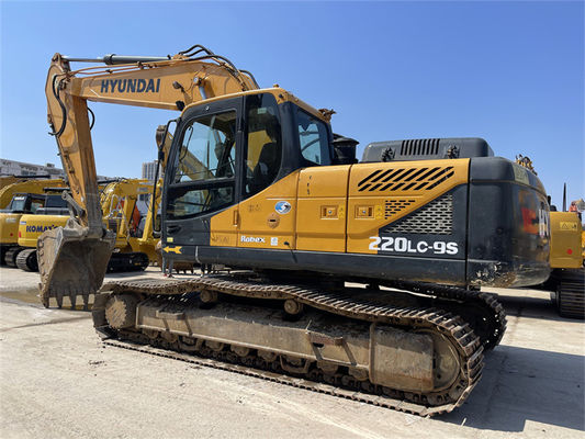 Оригинальная краска Корея Использованный экскаватор Hyundai R220LC-9S экскаватор Hyundai 220 Crawler Digger