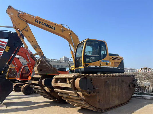Использованный экскаватор Hyundai R150LC-9 амфибийный экскаватор