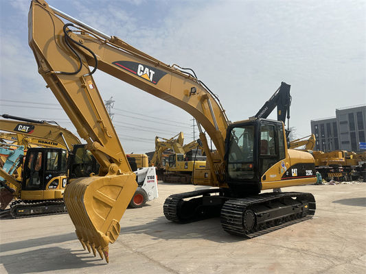 Чистый использованный экскаватор Caterpillar 320C в хорошем состоянии