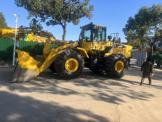 В хорошем состоянии Подержанный Komatsu WA470-6 Колесный погрузчик Подержанные погрузчики