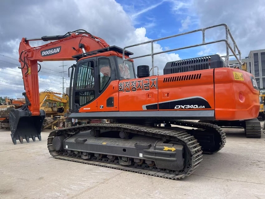 Высокопроизводительный подержанный экскаватор Doosan DX340LCA, экскаватор Doosan б/у