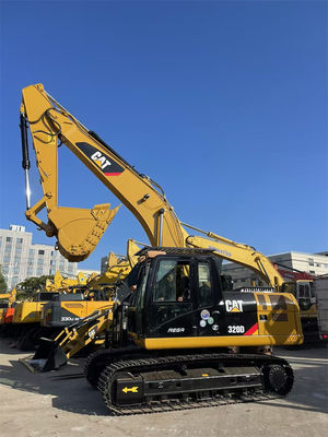 20-тонный подержанный экскаватор CAT 320D. Б/у экскаватор Caterpillar с небольшим количеством отработанных часов.
