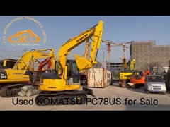 Используемый экскаватор Японии KOMATSU PC78US использовал экскаваторы KOMATSU pc78 мини для продажи