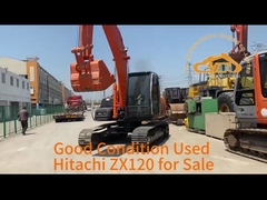 Подержанный экскаватор Hitachi ZX120 Zaxis120 в хорошем состоянии, сделанный в Японии, в нерабочее время